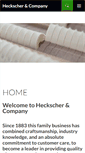 Mobile Screenshot of heckscher.co.uk